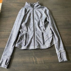 Lululemon On the Move Peplum Back Zip Up